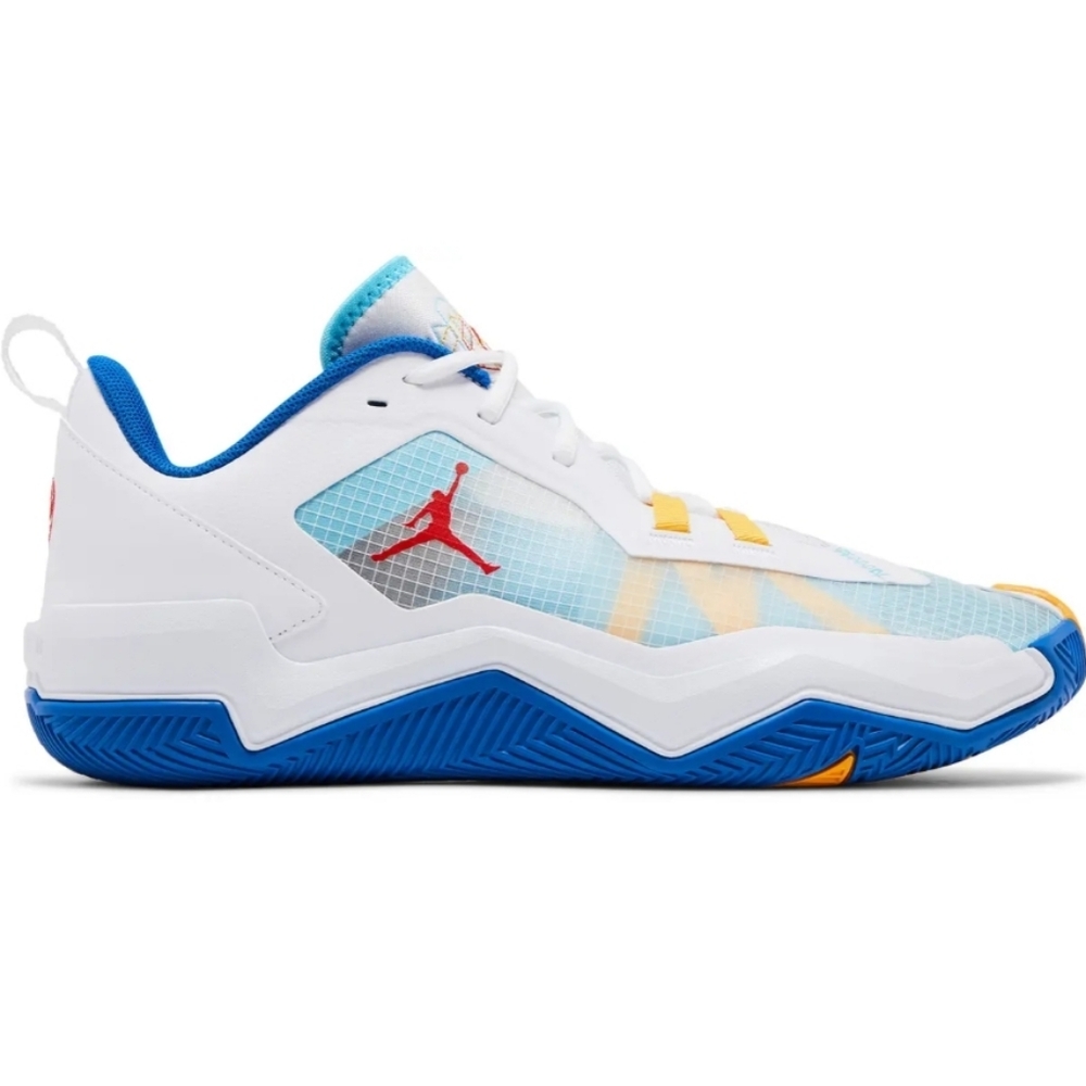 Jordan One Take 4 White / Chile Red - Lagoon Pulse Mens 11 Womens 12.5